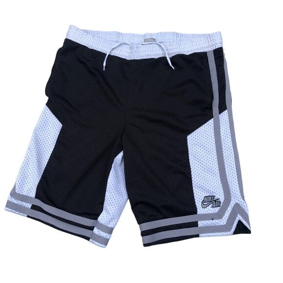 Vintage Nike Shorts Medium Black/White - Picture 6 of 10